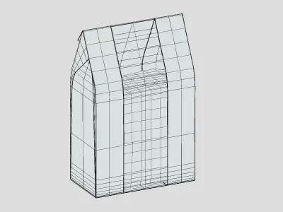 Supermarket Bread 04 Low Poly PBR Realistic Low-poly 3D model