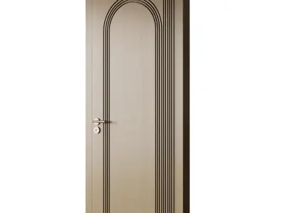 Color Interior Door 27 3D model