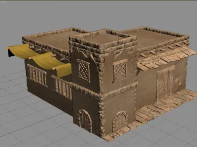 dirt House 3D model