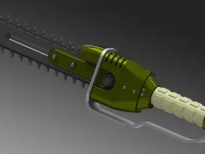 Fallout 3 Ripper Saw tactical wargaming 3D print model