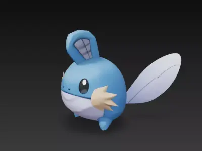 figura silly bola pokemon  3D print model