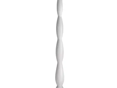 Haos Natural 2020 01 Plaster Floor Lamp 3D model