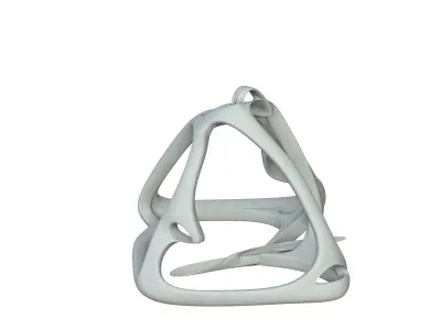 SciFi Cube Object No 62631 Low Poly Shape Low-poly 3D model