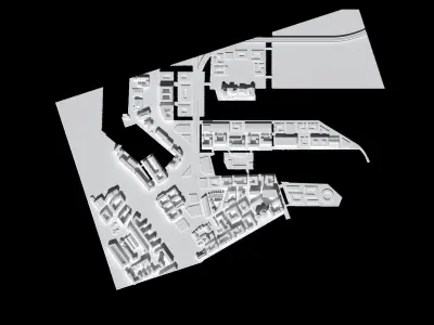 Nordhavn Copenhagen Denmark 3D print model