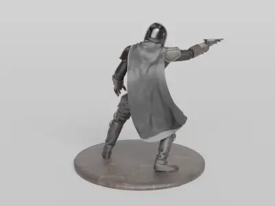 3D Printable Mandalorian 3D print model