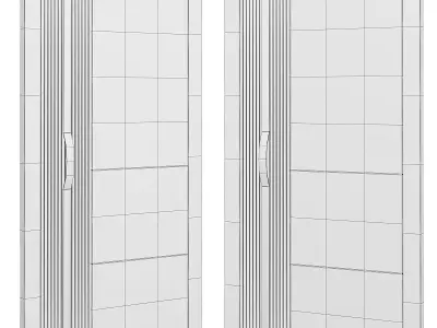 Interior Doors 3d model  Low-poly 3D model buy