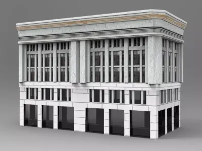building low poly model Low-poly 3D model