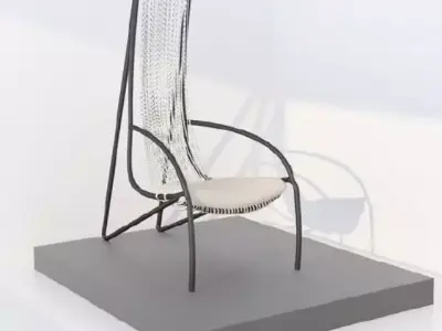 Modern chair 3D print model