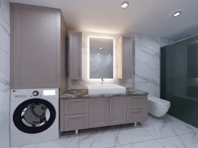 MODERN BATHROOM 3D model