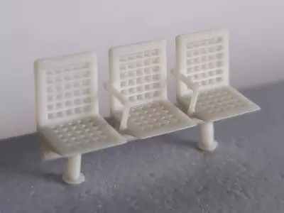 H0 Platform benches Style 2 3D print model