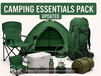 ULTIMATE OUTDOOR EXTERIOR BUNDLE 3D Model Pack