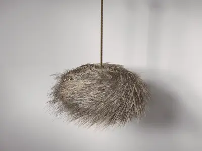 Boho pendant light 3D model