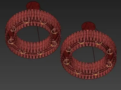 MATHENY CHANDELIER by DELIGHTFULL Copper 3D model