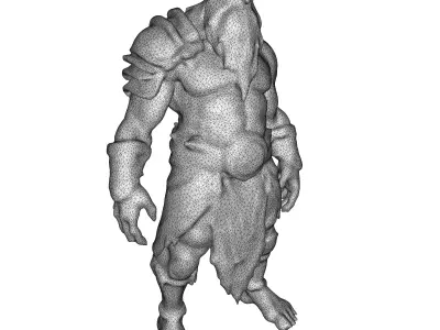 Elder Orc Guardian 3D print model