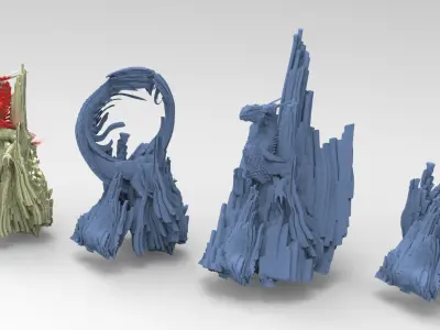 Dark Crystal element 4 designs  3D model