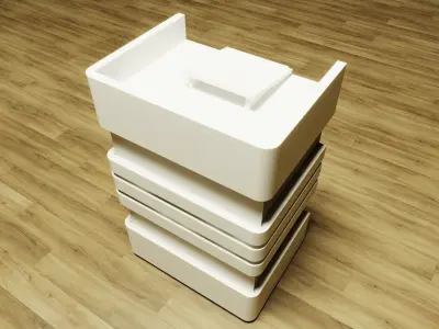 Lectern Podium 3D model