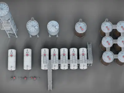  Industrial Storage Silo Pack Realtime 