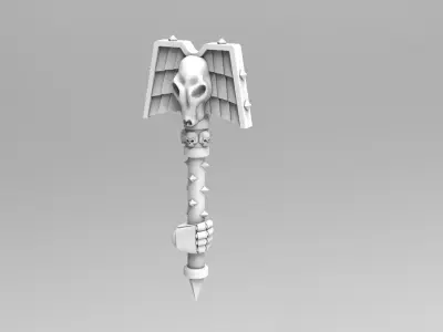 Wolf Priest Rods of Office - Standard And Next Gen Hands 3D print model