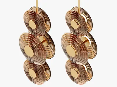 Hudson Valley Lighting Griston Pendant Light 3D model