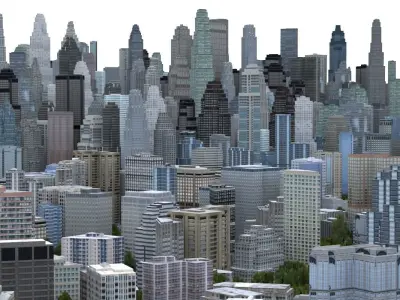 Big City 48 3D model