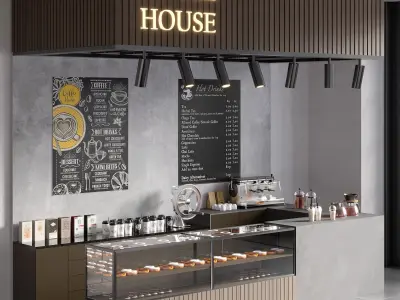 A CAFE BAR NO12 A 3D model