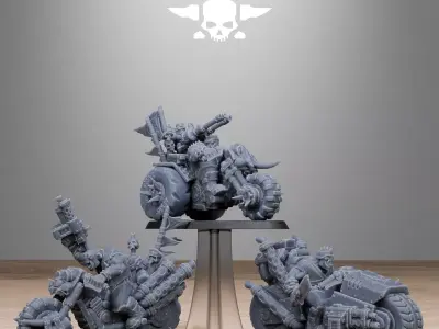 Orkaz Bikers 3D print model