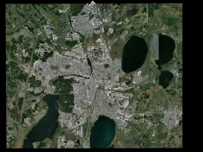 Chelyabinsk - Russia 3D model