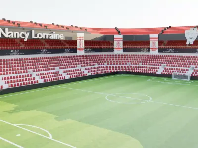 AS Nancy Lorraine Football Stadium Low-poly 3D model