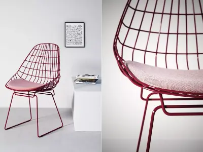 SM05 wire chair 3D model