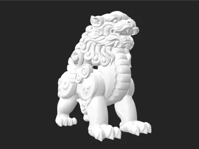 Chinese Ancient Mythical Beast Qilin 3D print model