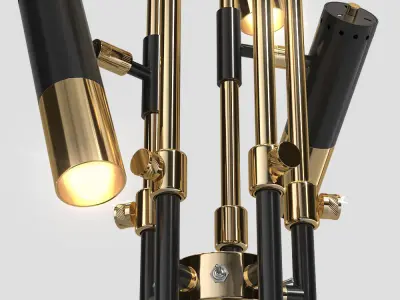 Delightfull IKE floor 10 lamps 3D model