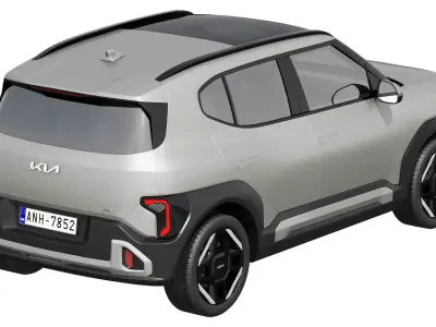 Kia EV2 GT-line 2026 3D model