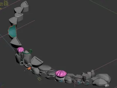 Disney - Seaside Stone 02 3D model