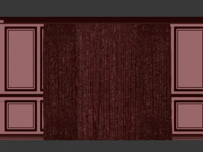 Curtain Set 90 3D model