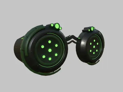 10 SciFi Glasses G Collection - Character Design Fashion 3D Model Pack