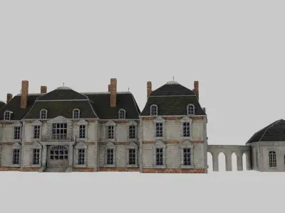 French XVIIIth century manor 3D model