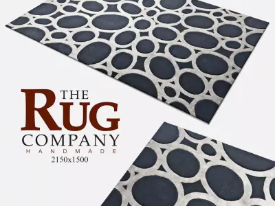 Carpet david-rockwell-silverrings-rug 3D model