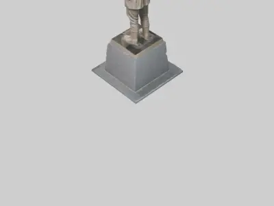 The Silent Soldier monument model 3D model