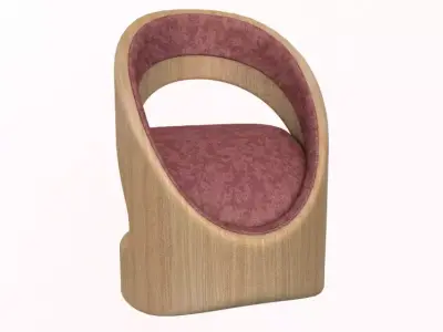 modern Tube Chair collection 2 3D model