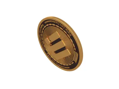 Binance USD Coin v2 001 3D model