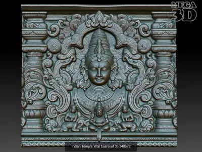 Indian Temple Wall basrelief Pack 240622