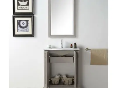 Bressyln Single Vanity Set - 4 Colour 3D model