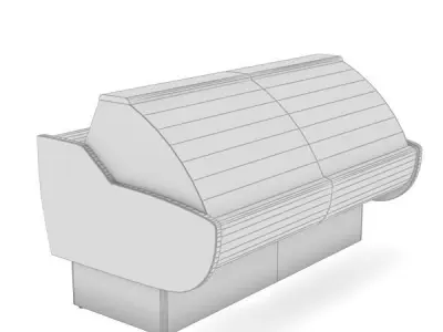 Grocery Fridge 3D model