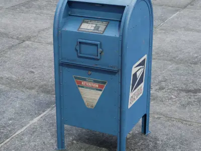 Mailbox  -  UDIM - 2K Textures 3D model