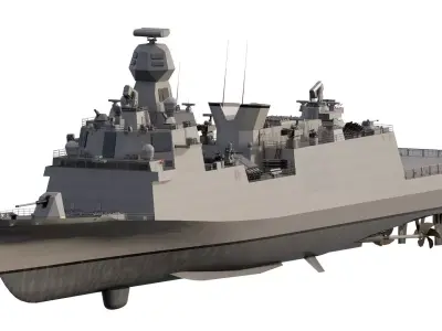 US NAVY  MULTIMISSION COMBAT FRIGATE 3D model