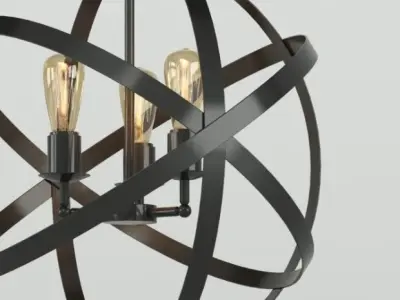 Hanging lamp LOFT HOUSE P-74 3D model