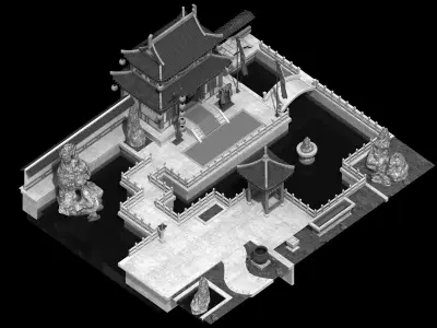 Beijing City Building - Hotel 064 3D model