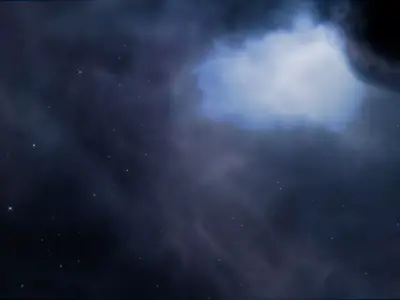 Wormhole Animation Low-poly 3D model