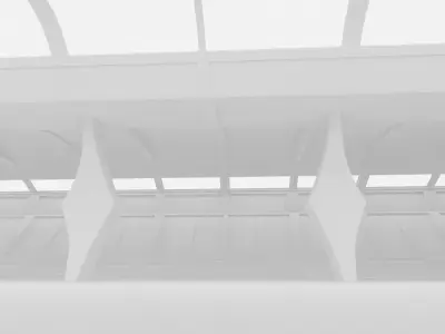 Concept space interior empty room 4 Low-poly 3D model