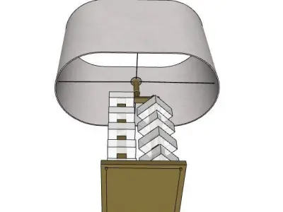 Balsamo Romania Textured Lamp 3D model